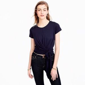 Lot of 2 J. Crew wrap T Shirts L
